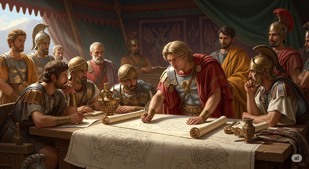 Alexander's Persian Wars, Battle Goals, Battle of the Granicus River, Battle of Issus, Strategic Movements, Narrow Battlefield, Darius's Flight, Capturing Darius's Family, Battle of Gaugamela, Final Confrontation, Persian War Elephants, Oblique Formation, Persian Center, Fall of the Persian Empire